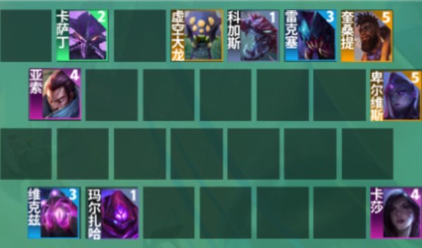 云顶之弈s9虚空卡莎阵容搭配推荐-s9云顶之弈8虚空阵容攻略