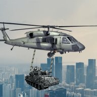 模拟直升机运输3D