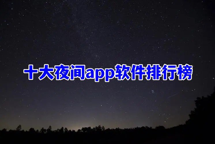 十大夜间app软件排行榜