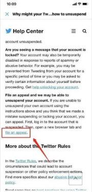 twitter账号被封怎么解除？