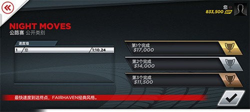 极品飞车17最高通缉中文版-比赛规则