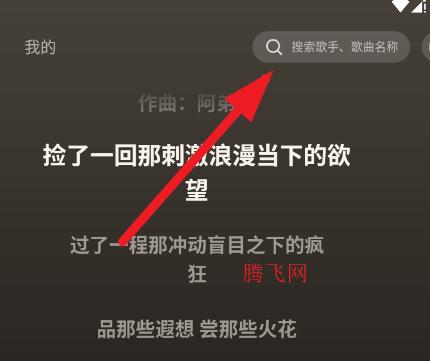 汽水音乐比亚迪车机版-搜索功能