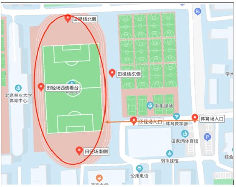 运动世界校园版-体育场路线图