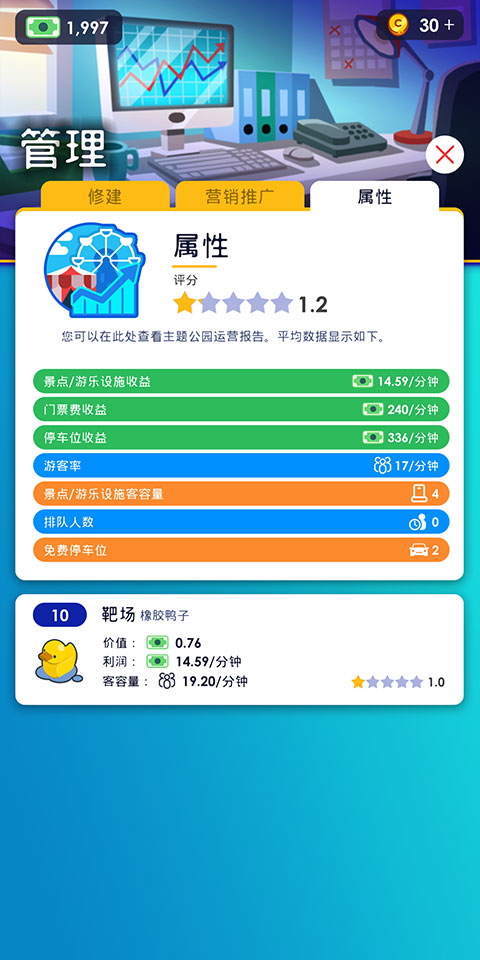 闲置主题公园大亨正式版